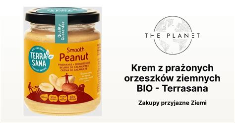 Krem z prażonych orzeszków ziemnych BIO Terrasana The Planet