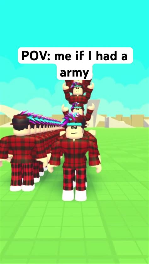 Pov Me If I Had A Roblox Army Youtube