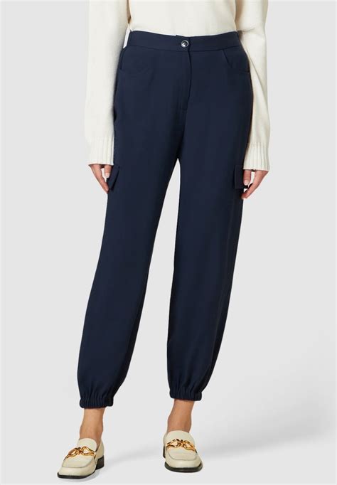 Oltre Pantalon Classique Blu Bleu Zalando Fr