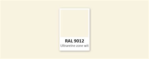 RAL 9012: Ultrareine zone wit