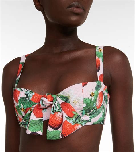 Alexandra Miro Clara Printed Bikini Top Alexandra Miro