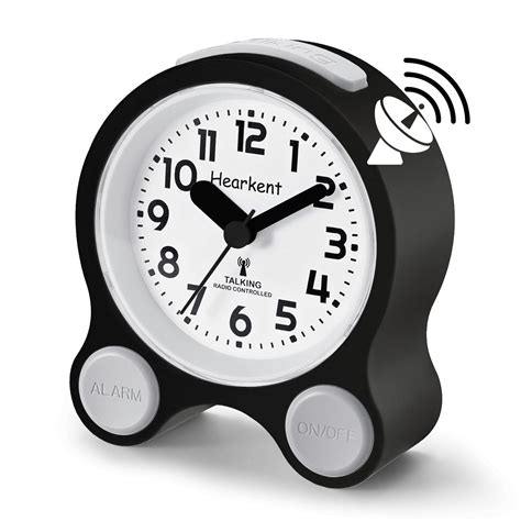Amazon.com: Hearkent Atomic Talking Clock Clear Voice Time and Date ...