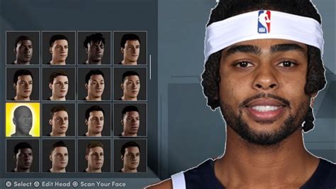 NBA 2K22 CURRENT GEN NEXT GEN BEST D Angelo Russell NBA 2K22 Face