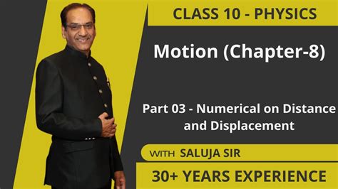 Class 9 Physics Chapter 8 Motion Numerical On Distance And Displacement Class 9 Science