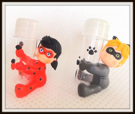 Ladybug E Cat Noir Lembrancinhas Biscuit Da Mari Elo7