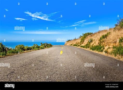 Scenic Highway no 1 on the pacific coast, California USA Stock Photo ...