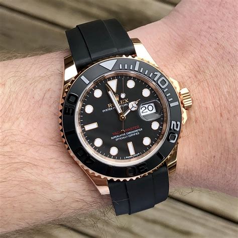 Rolex I Secretly Love The Rose Gold Oysterflex Yachtmaster Rolex