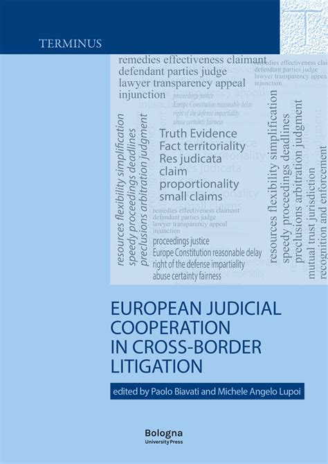 European Judicial Cooperation In Cross Border Litigation Bup