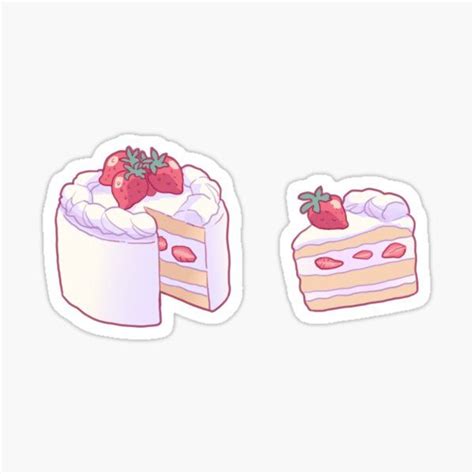 Cake Stickers for Sale | Cute stickers, Aesthetic stickers, Sticker ...