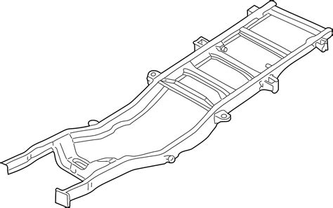 Ford F 350 Super Duty Frame Rail Frame And Crossmembers 137