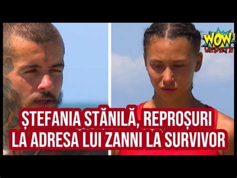 Tefania St Nil Repro Uri La Adresa Lui Zanni La Survivor All Stars