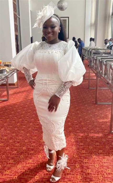 Stunning Styles For Civilcourt Marriage Stylish Naija