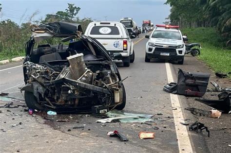 Colisão Frontal Entre Caminhonete E Carro Deixa Um Morto Na Br 364 Em