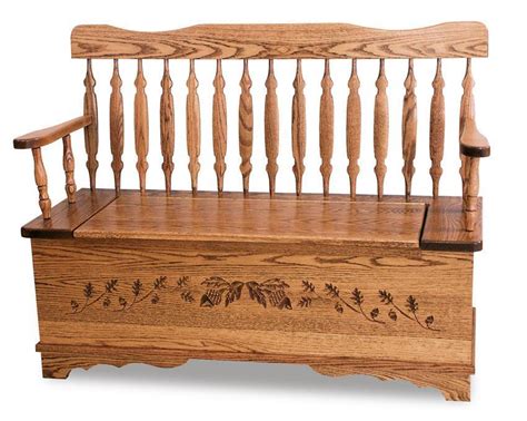 Amish Country Storage Bench From Dutchcrafters Amish Furniture