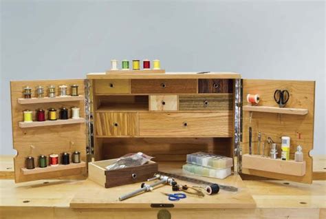 Fly Tying Chest Canadian Woodworking