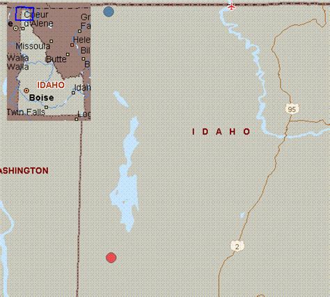 Map For Priest River Idaho White Water Headwaters To Priest Lake