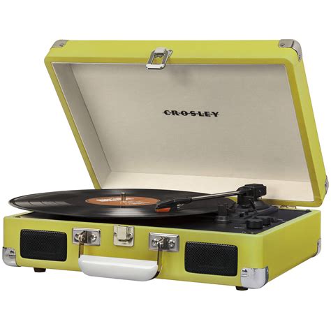 Crosley Radio Cruiser Deluxe Portable Turntable Green