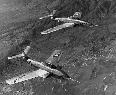 Republic YF 84F Thunderstreak YRF 84F Thunderflash Prototypes USAF S