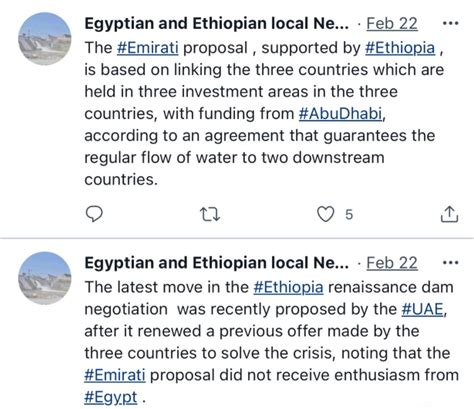 Ethiopian And Egyptian News On Twitter My Post On Feb 22 2022 What