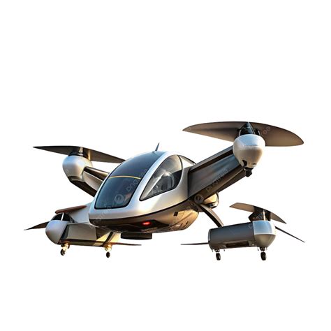 Evtol Electric Vertical Take Off And Landing Aircraft About To Land