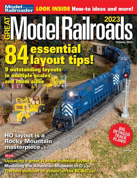 Kalmbach Model Railroader Magazine Great Model Railroads 2023 — White ...