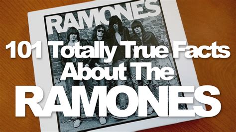 Totally True Facts About The Ramones Vmcampos