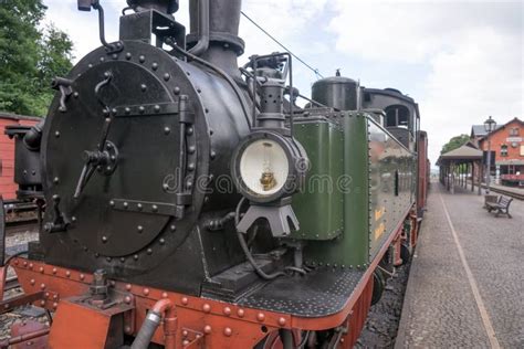 Historic Steam Powered Railway Train Stock Image - Image of railroad ...