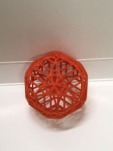 3D Printed Hyperbolic polytope for d=-737 by Herbert Gangl | Pinshape