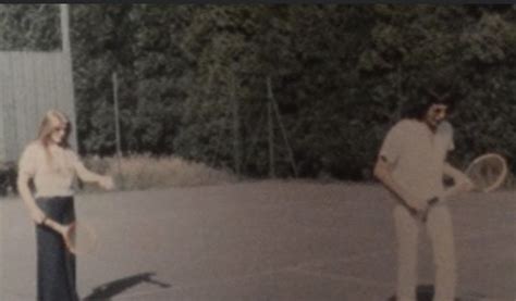 Freddie Mercury And Mary Austin Playing Tennis At Ridge Farm In The 70s Rare Mary Austin