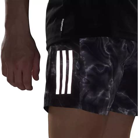 Adidas Mens Own The Run Aop Shorts 5 In Academy