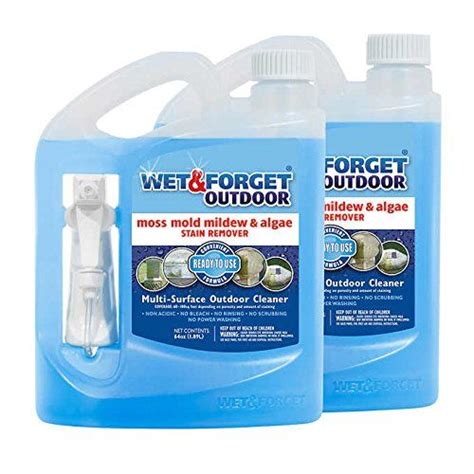 Wet Forget Outdoor Ready To Use Moss Mold Mildew Algae Stain