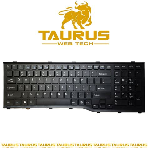 New Fujitsu Ah A N Nh Keyboard Us Layout With Frame