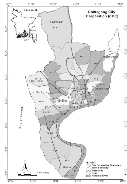 Map of Chittagong City. | Download Scientific Diagram