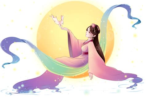 Jade Rabbit Png Transparent Chang E And Jade Rabbit Mid Autumn