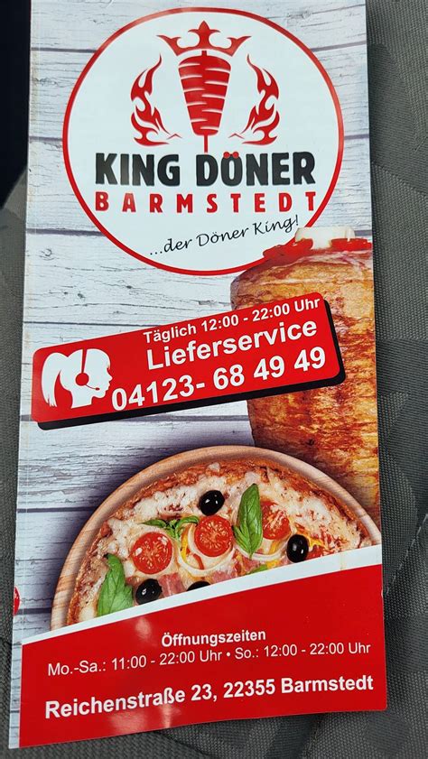 Speisekarte Von King D Ner Restaurant Barmstedt