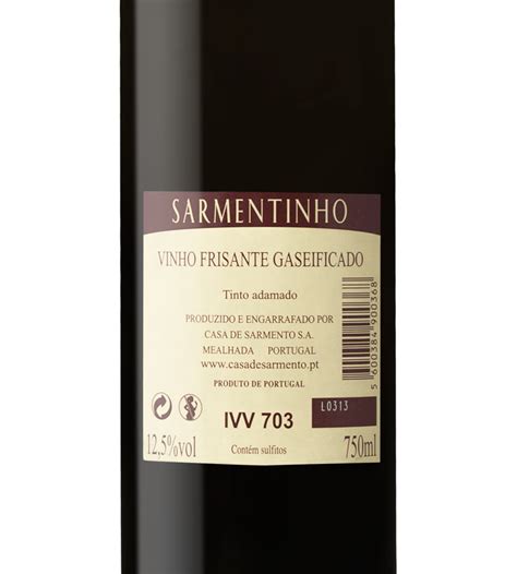 Vin Rouge Sarmentinho 75cl Bairrada Livraison Ue Vinha