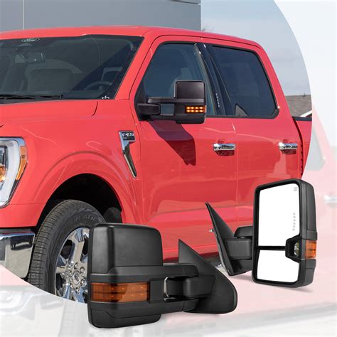 Yitamotor® Power Folding Towing Mirrors Compatible With 2014 2018 Chev Yitamotor