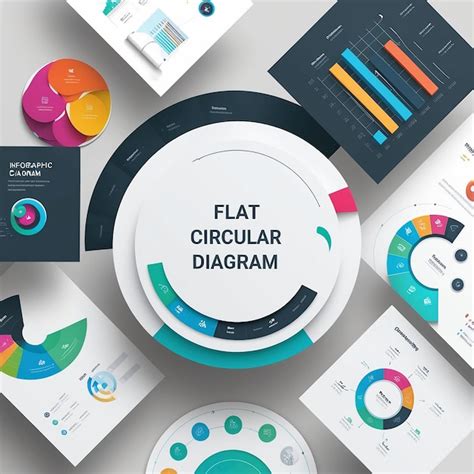 Infograf A De Diagrama Circular Plano Imagen Premium Generada Con Ia