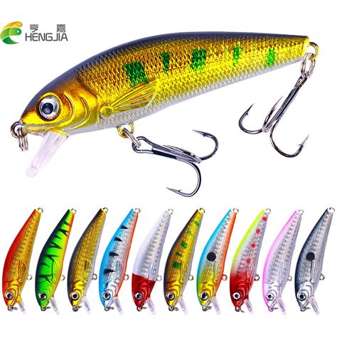 Hengjia Pcs Floating Fishing Lure Artificial Bait Minnow Cm G