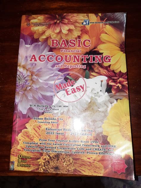 Basic Financial Accounting And Reporting Edition By Win Ballada