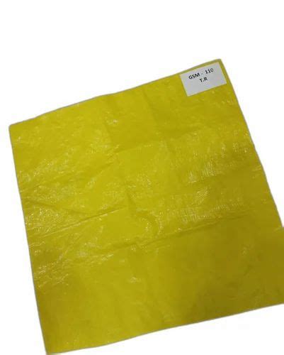 Vikrant Virgin 110 GSM Yellow HDPE Tarpaulin Sheet For Agriculture At