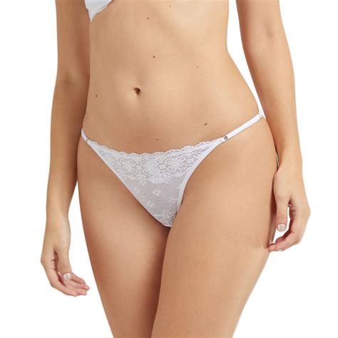 Ripley Bikini Colaless Tipo Hilo De Encaje Caffarena Para Mujer