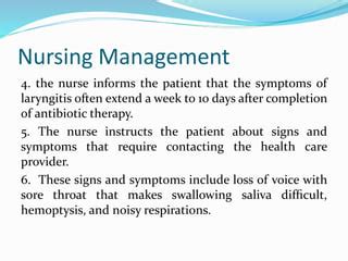 Laryngitis Pptx