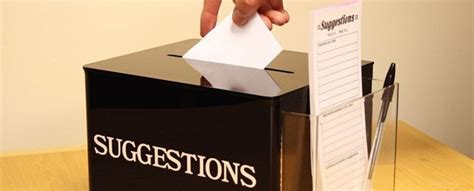 4 Reasons Why You Should Have A Suggestion Box In The Office The