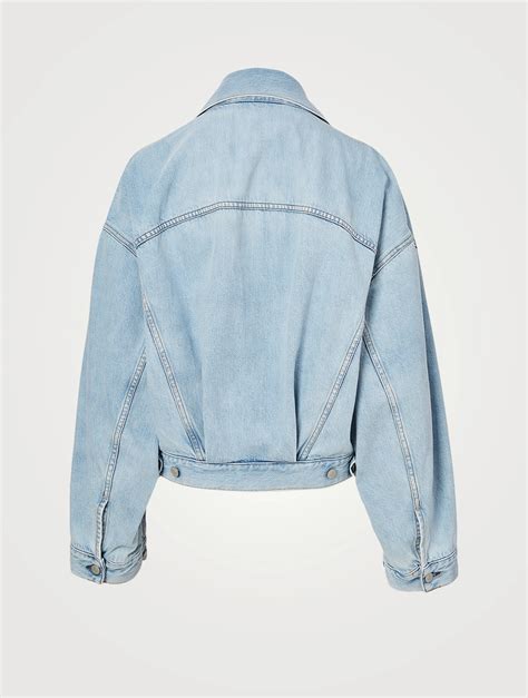 Acne Studios Cropped Denim Jacket Holt Renfrew