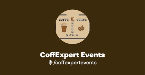 CoffExpert Events Instagram Facebook TikTok Linktree