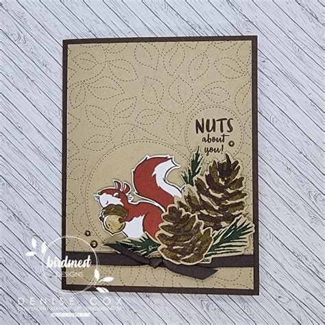 Nuts About Squirrels Fun Fall Card • Birdsnest Designs