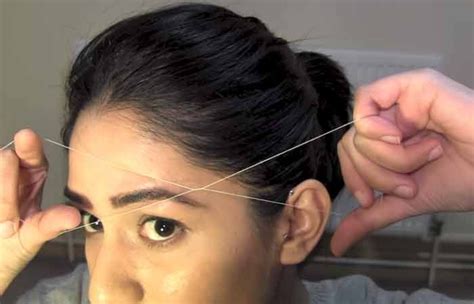 10 Simple And Easy Steps For Perfect Eyebrow Threading At Home