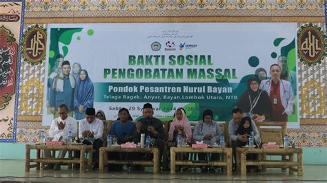 Baksos Pengobatan Masal Pondok Pesantren Nurul Bayan Kerjasama Dengan