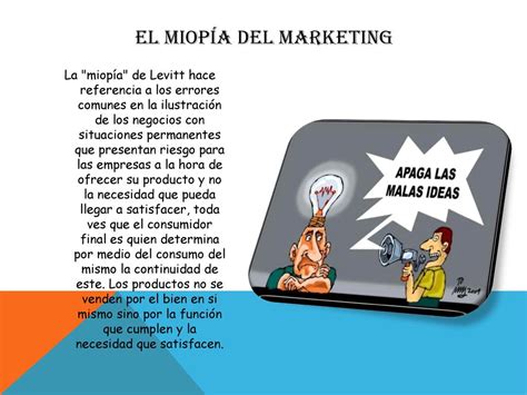 El Miopía Del Marketing Ppt Descargar